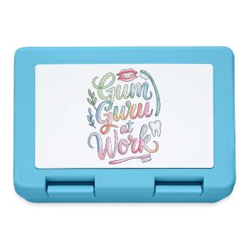 Periodontist Gum Guru At Work Dental Health Care - Lunchbox - sapphire blue - Front