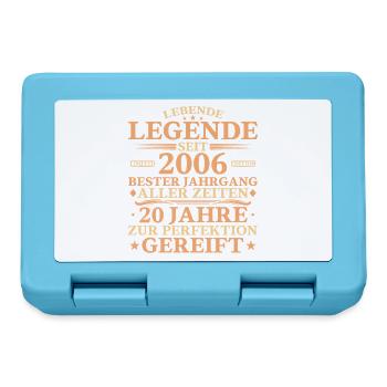 2006 Vintage Born 20 Years Birthday - Lunchbox - sapphire blue - Front
