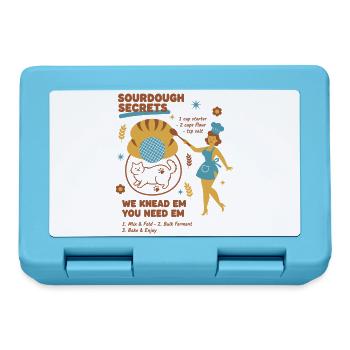 Sourdough Secrets Bread Baking Baker Sourdough - Lunchbox - sapphire blue - Front