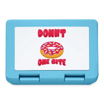 Donut Fastfood - Brotdose - Saphirblau - Vorne