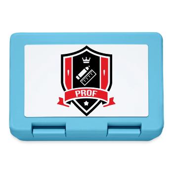 Academic coat of arms Professor Couronne - Lunchbox - sapphire blue - Front