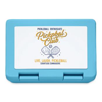 Pickleball player pickle ball love pickleball live - Lunchbox - sapphire blue - Front