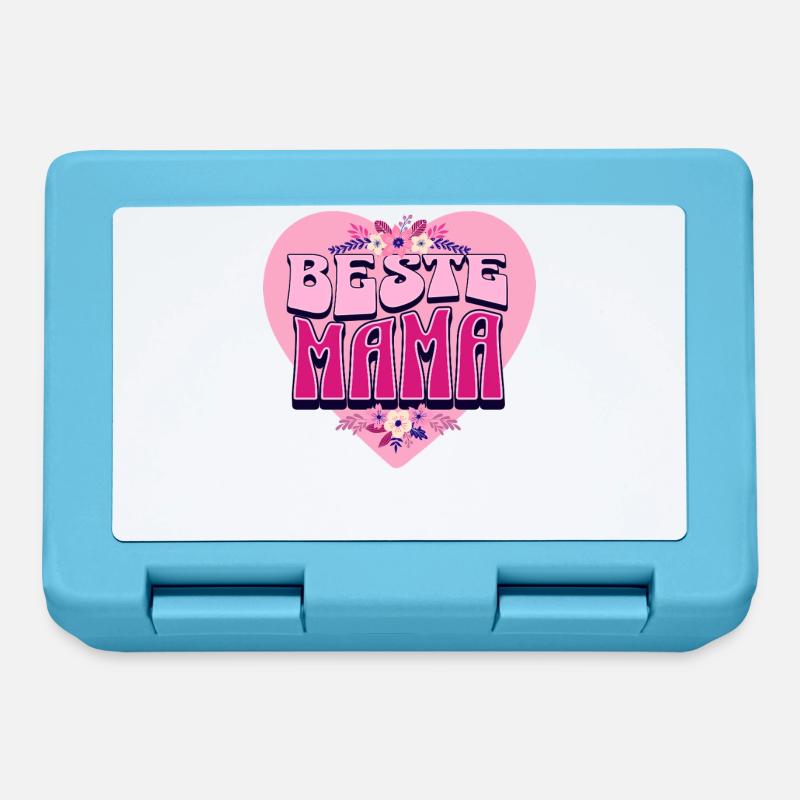 Beste Mama – Perfektes Muttertagsgeschenk - Brotdose - Saphirblau