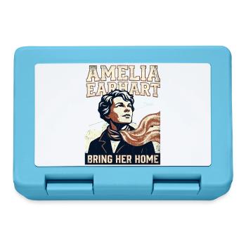 Amelia Earhart – Bring Her Home - Lunchbox - sapphire blue - Front