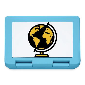 École Globe Globe Earth - Boîte à goûter - bleu saphir - Devant