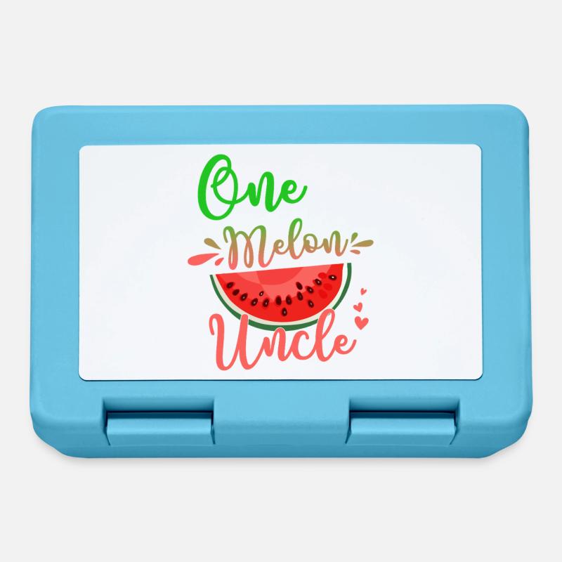 One in a Melon Uncle - Lunchbox - sapphire blue