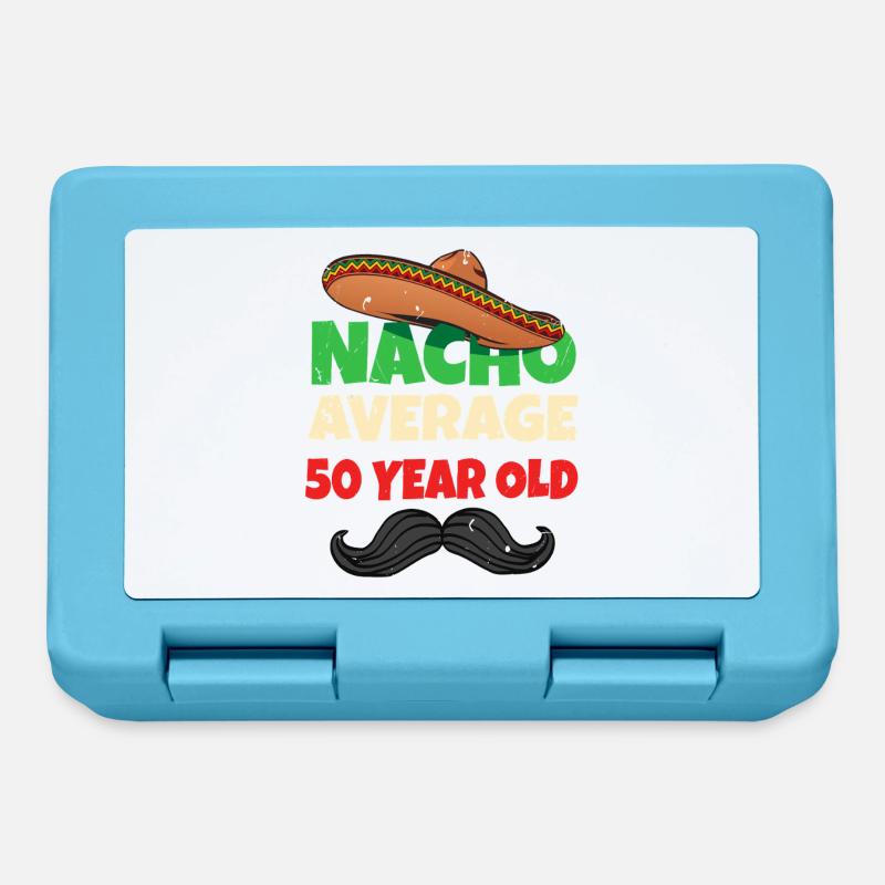 Nacho durchschnittlich 50 Jahre alt - Brotdose - Saphirblau