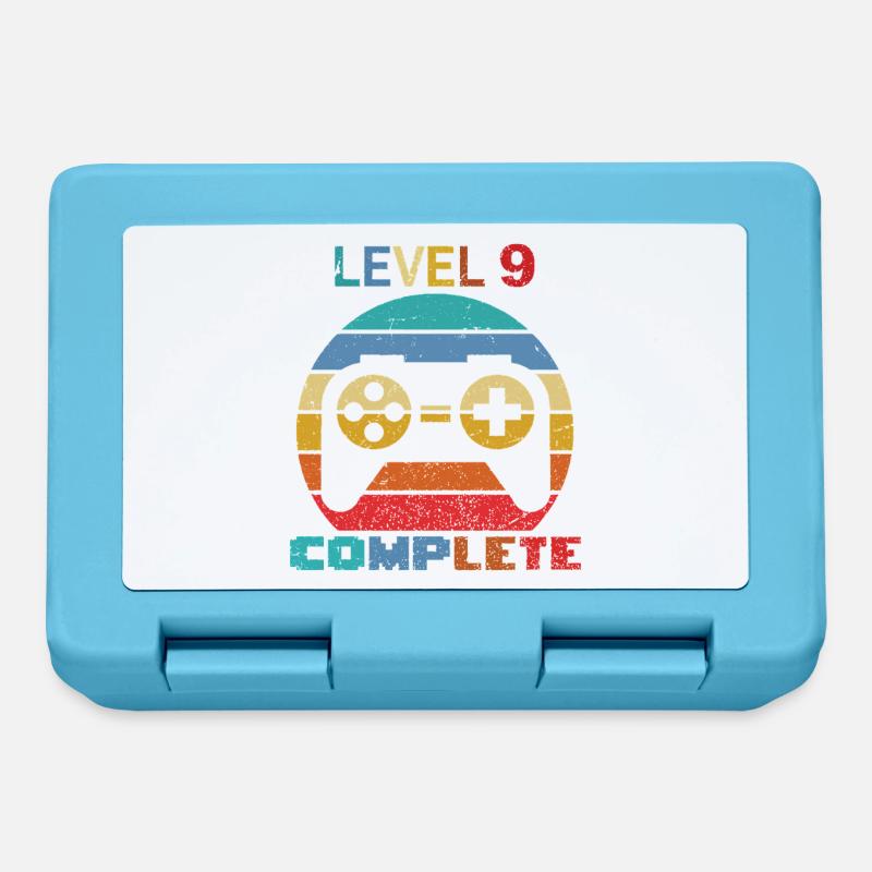 level 9 complete - Brotdose - Saphirblau