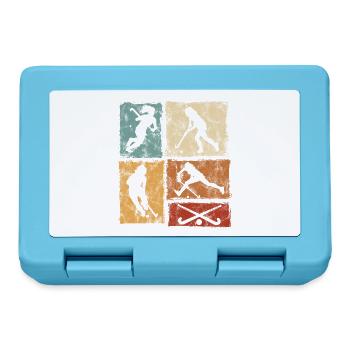 Hockey Feldhockey Hallenhockey Für Damen Mädchen - Brotdose - Saphirblau - Vorne