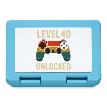 Manette de jeu débloquée niveau 40 - Boîte à goûter - bleu saphir - Devant