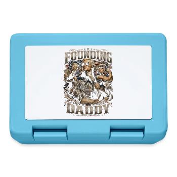 Founding Father Thomas Jefferson, July 4 - Lunchbox - sapphire blue - Front