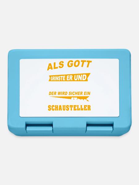 Schausteller Sprüche - Brotdose - Saphirblau