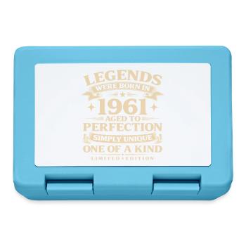 Né en 1961 Simplement unique - Boîte à goûter - bleu saphir - Devant