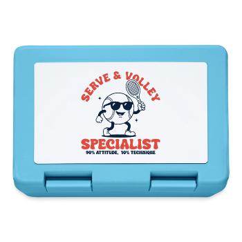Tennis Retro Tennis Ball Serve & Volley Specialist - Lunchbox - sapphire blue - Front