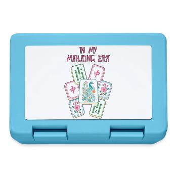 In meiner Mahjong-Ära Mahjong Spiel Social Club - Brotdose - Saphirblau - Vorne
