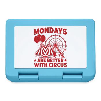 Circus Mondays Are Better With Circus Performer - Brotdose - Saphirblau - Vorne