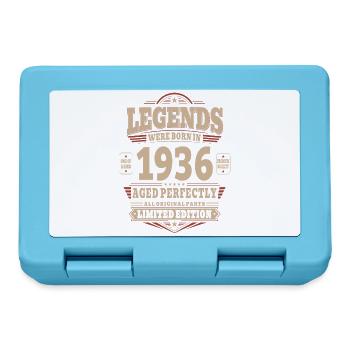 90th Birthday Gift Husband 1936 Vintage Retro - Lunchbox - sapphire blue - Front