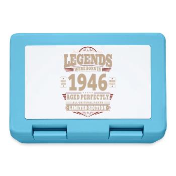80th Birthday Gift Husband 1946 Vintage Retro - Lunchbox - sapphire blue - Front