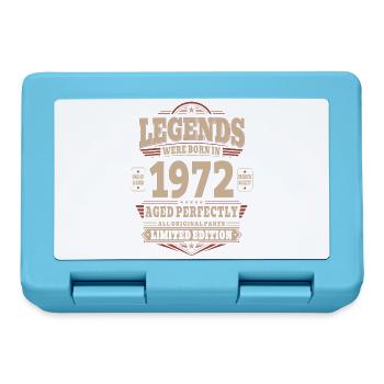54th Birthday Gift Husband 1972 Vintage Retro - Lunchbox - sapphire blue - Front