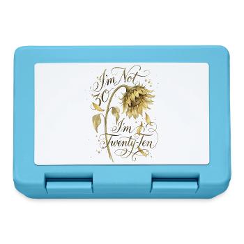 I'm not 30 Im 20 Ten Birthday - Lunchbox - sapphire blue - Front