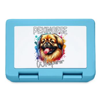 Pekingese Whisperer - Lunchbox - sapphire blue - Front