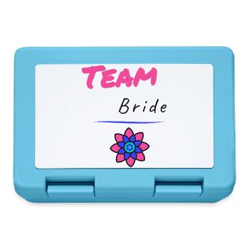 Bachelorette party. BRIDE. TEAM. TEAM MARIEE. BRIDE-TO-BE - Lunchbox - sapphire blue - Front