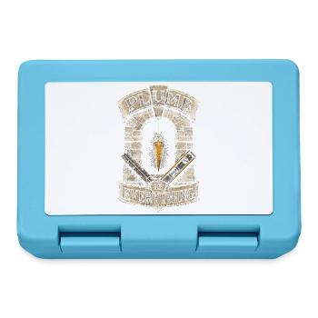 Tailleur de pierre La plomberie de pierre est tout - Boîte à goûter - bleu saphir - Devant