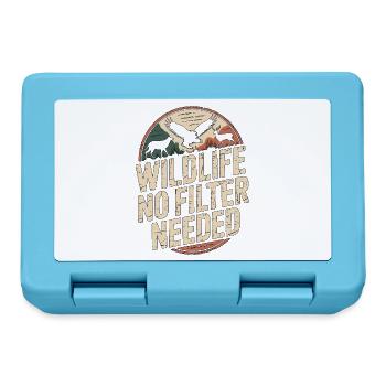 Wildlife Photographer Wildlife No Filter Cameraman - Brotdose - Saphirblau - Vorne