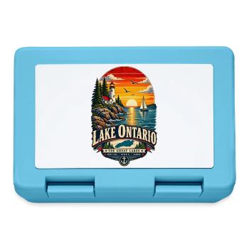 Lake Ontario Funny Vintage - Brotdose - Saphirblau - Vorne