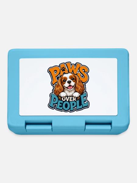 Kavallerier King Charles Spaniel - Brotdose - Saphirblau
