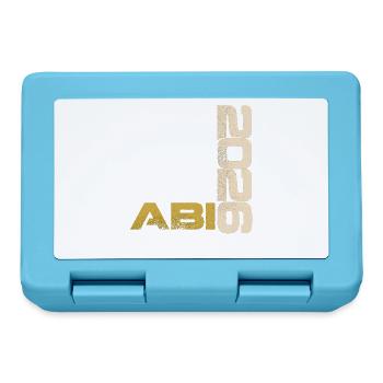 Abiturient Geschenk Shirt - Brotdose - Saphirblau - Vorne