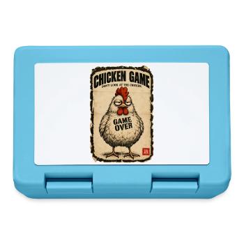  Chicken Game Don’t Look at the Chicken  - Brotdose - Saphirblau - Vorne