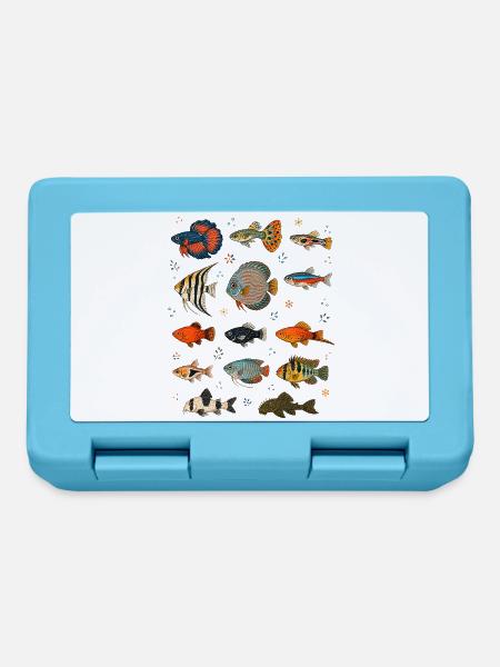 Tropische Fische | Aquarium & Zierfische - Brotdose - Saphirblau