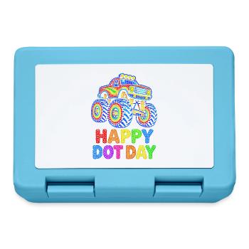 Happy Dot Day Monster Truck - Brotdose - Saphirblau - Vorne