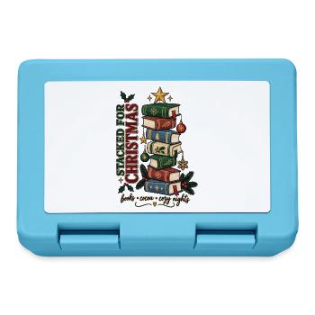 Bücher & Gemütliche Adventszeit - Brotdose - Saphirblau - Vorne