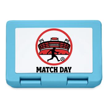 Match Day Stadion Logo - Brotdose - Saphirblau - Vorne