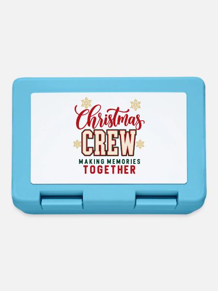 Christmas Crew – Making Memories Together - Brotdose - Saphirblau