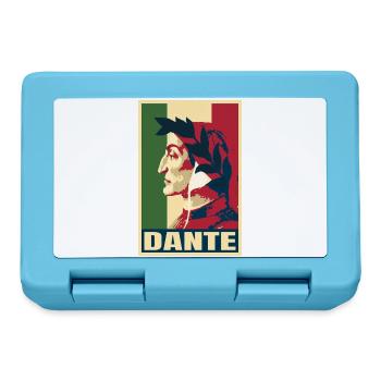 Dante Alighieri Italienischer Dichter Göttliche Komödie - Brotdose - Saphirblau - Vorne
