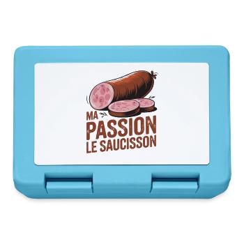  Ma Passion Le Saucisson Wurstliebhaber Salami - Brotdose - Saphirblau - Vorne