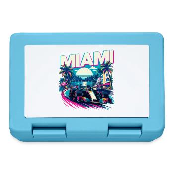 Miami Rennwochenende – Motorsport-Fan Florida - Brotdose - Saphirblau - Vorne