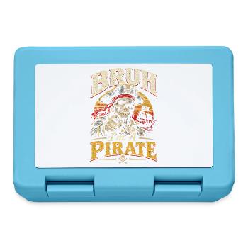 Bruh Piratenskelett – I’m a Pirate - Brotdose - Saphirblau - Vorne