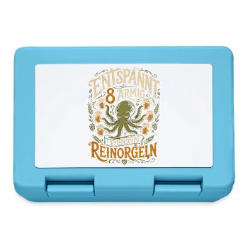 Achtarmig einen reinorgeln Party - Brotdose - Saphirblau - Vorne