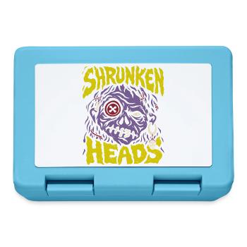 Shrunken Heads 13 – Halloween Horror Art - Brotdose - Saphirblau - Vorne