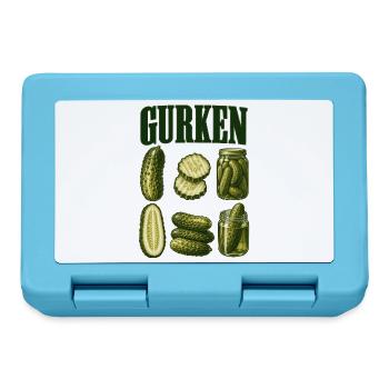 Gurkenkunde - Brotdose - Saphirblau - Vorne