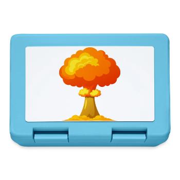 Nukleare Explosion Atomic - Brotdose - Saphirblau - Vorne