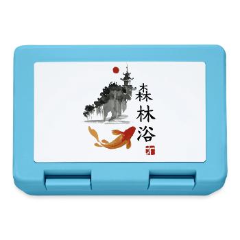 japan Otaku japanisch anime asiatisch - Brotdose - Saphirblau - Vorne