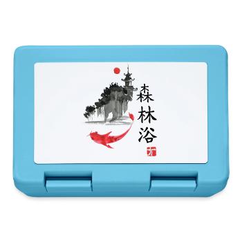 japan Otaku japanisch anime asiatisch - Brotdose - Saphirblau - Vorne