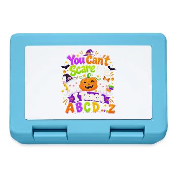 You Cant Scare Me Teach ABC Halloween - Brotdose - Saphirblau - Vorne