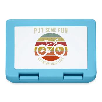 Put Some Fun Between Your Legs - Cycling - Brotdose - Saphirblau - Vorne