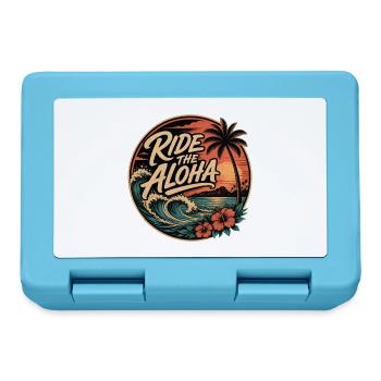 Ride the Aloha - Brotdose - Saphirblau - Vorne